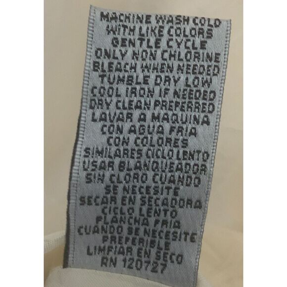 Harvé Benard Cream Floral Embroidery Knee Length A Line Skirt Size 12 - Picture 10 of 12